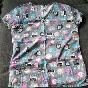 ❤Owl Scrub Top❤